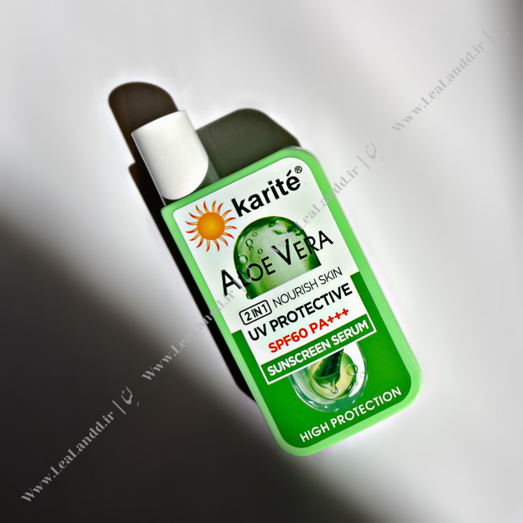 کرم ضدآفتاب 2 در ۱ سرمی آلوئه ورا SPF 60