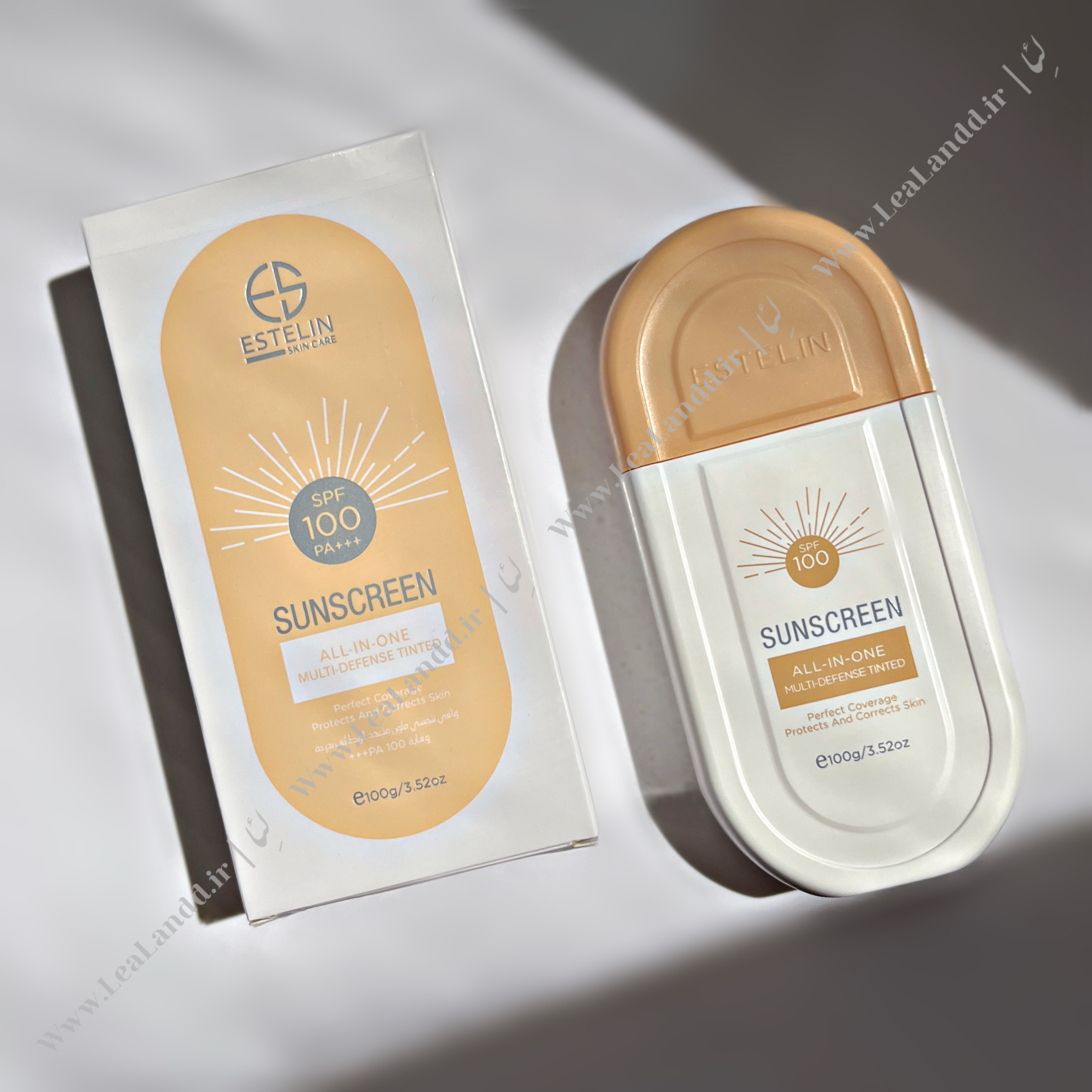 کرم ضدآفتاب تینتی اورجینال SPF 100 استلین